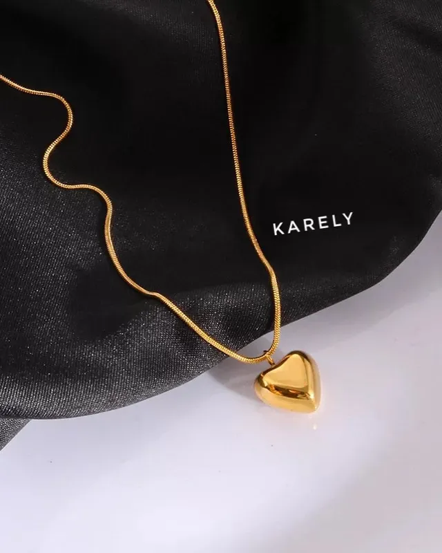 Collar Corazón Mío dorado — miniatura 2