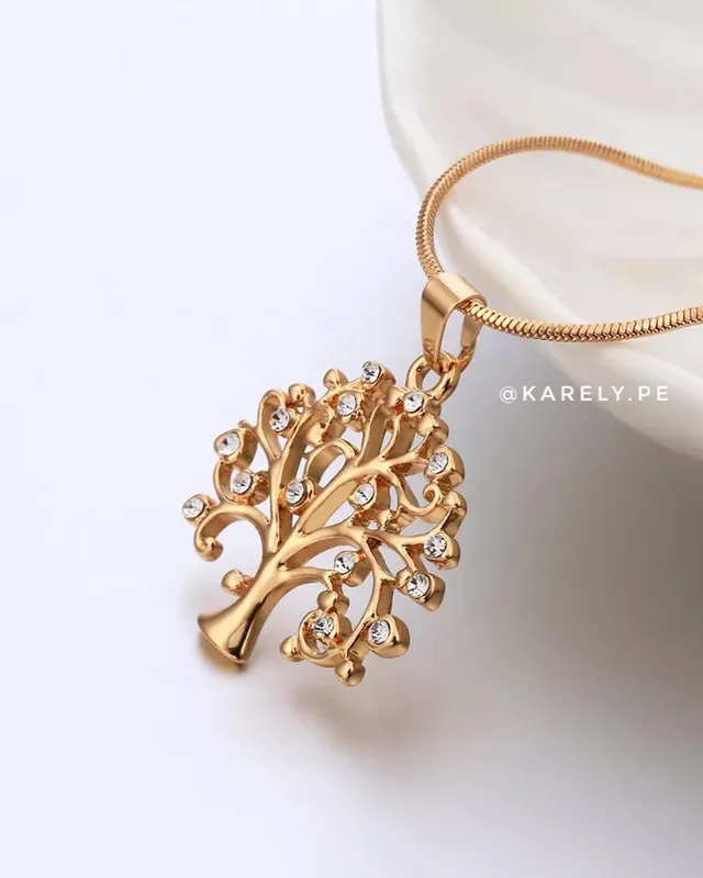 Collar Árbol de la Vida Acero Inoxidable — miniatura 2