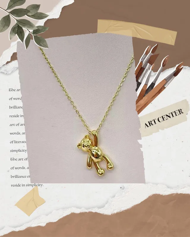 Collar Teddy Acero Inoxidable personalizable