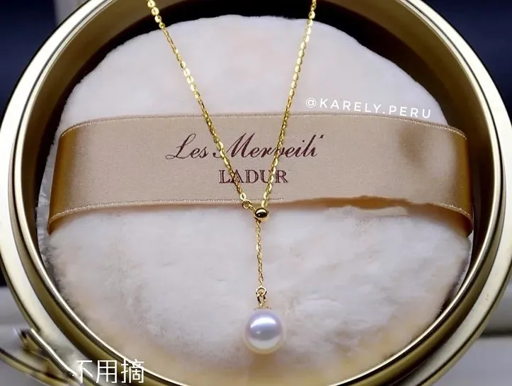 Collar Perla Divina bañado Oro 18K — miniatura 2