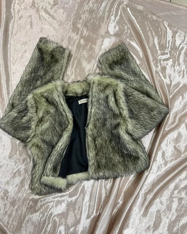 Chaleco multicolor de pelos — miniatura 2