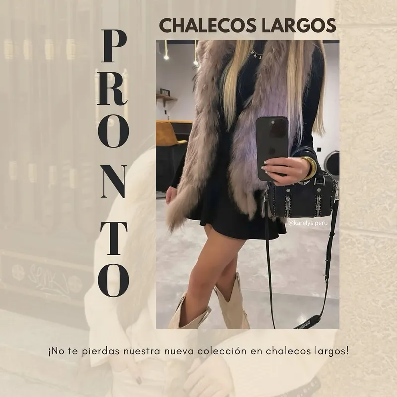 Chalecos largos próximo lanzamiento