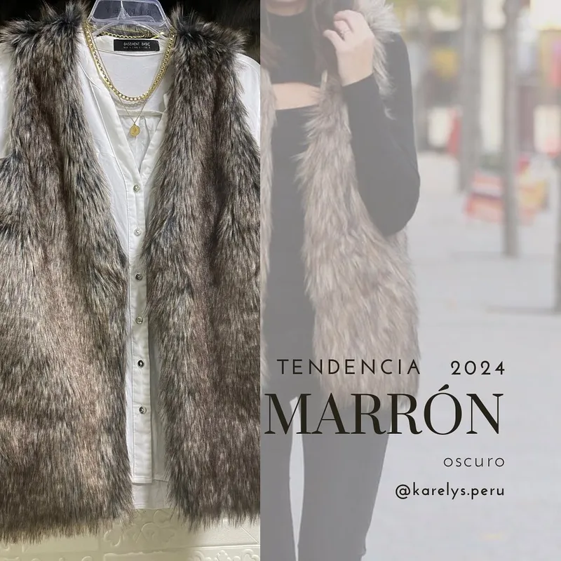 Chalecos largos gris tendencia