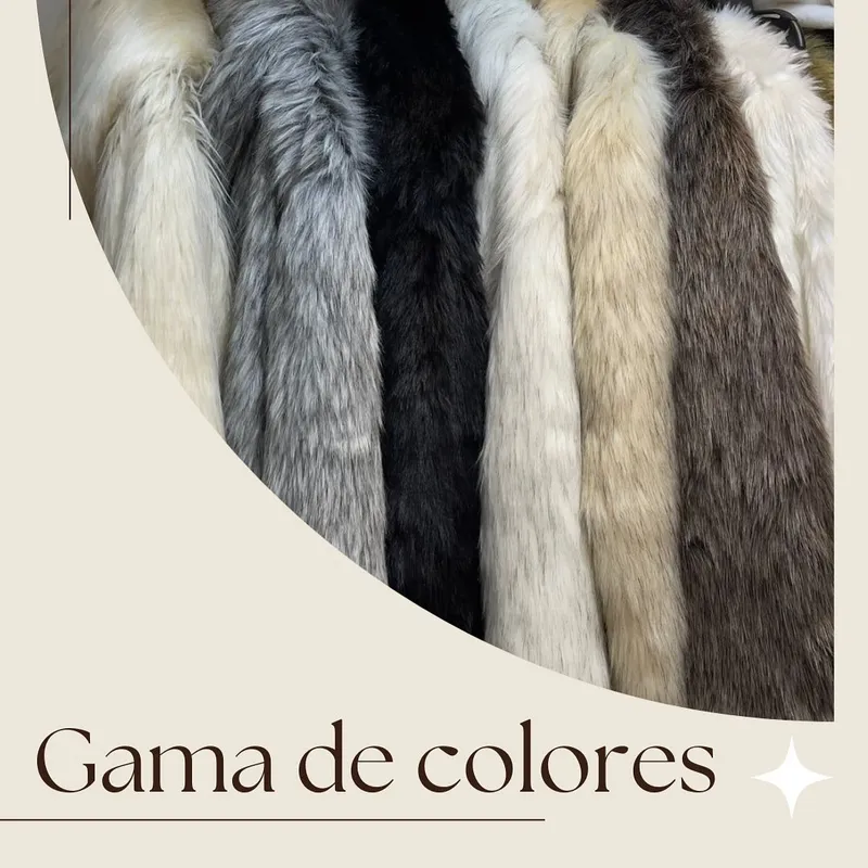 Abrigo de pelo marrón largo nueva colección — miniatura 2